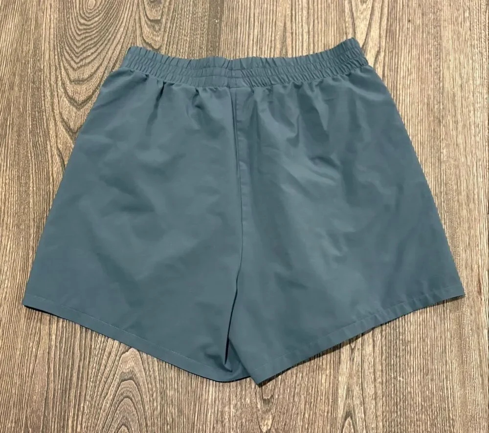 Gymshark Men's Performance Athletic Sport Shorts Titanium Blue Size Small
